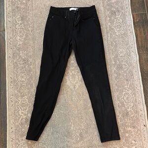 KanCan Jet Black Denim Pants